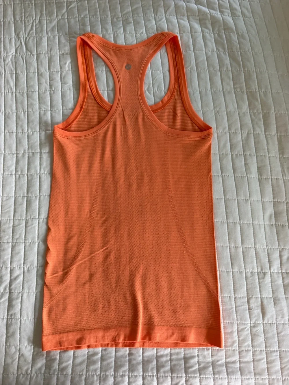 lululemon athletica Bright Orange Racerback Tank